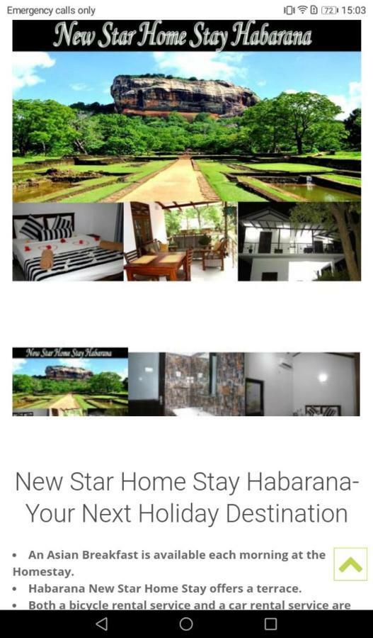 Habarana New Star Homestay Eksteriør bilde